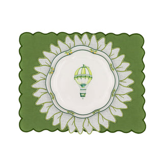 Valensole Lavender Scalloped Starter Plate - Set of 4 (+1 Bonus Plate)