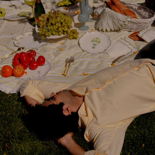 Valensole Lavender Scalloped Starter Plate - Case of 12 Plates (+3 Bonus Plates)