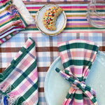 Lola Plaid Party Napkin