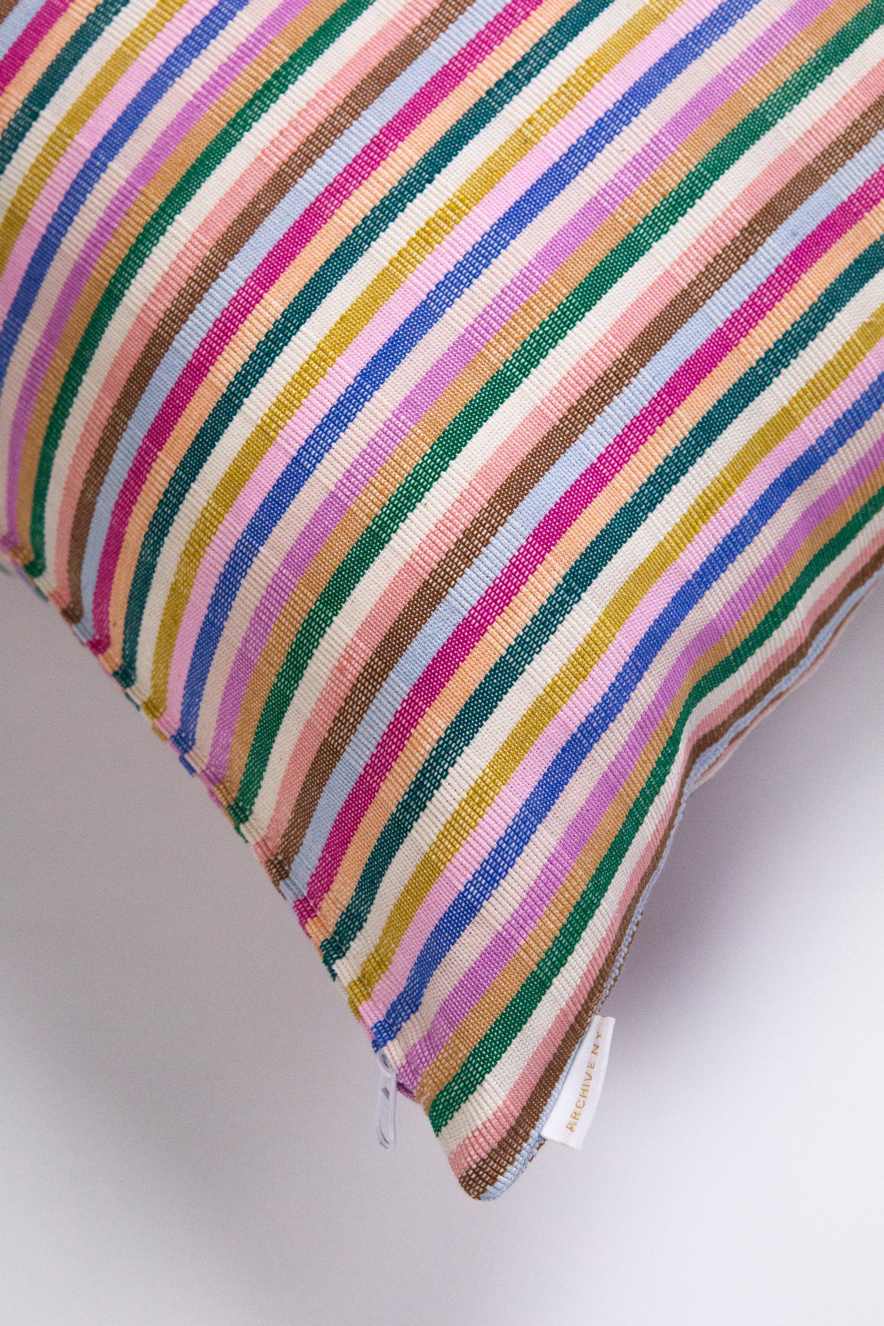 Valentina Rainbow Stripe Pillows