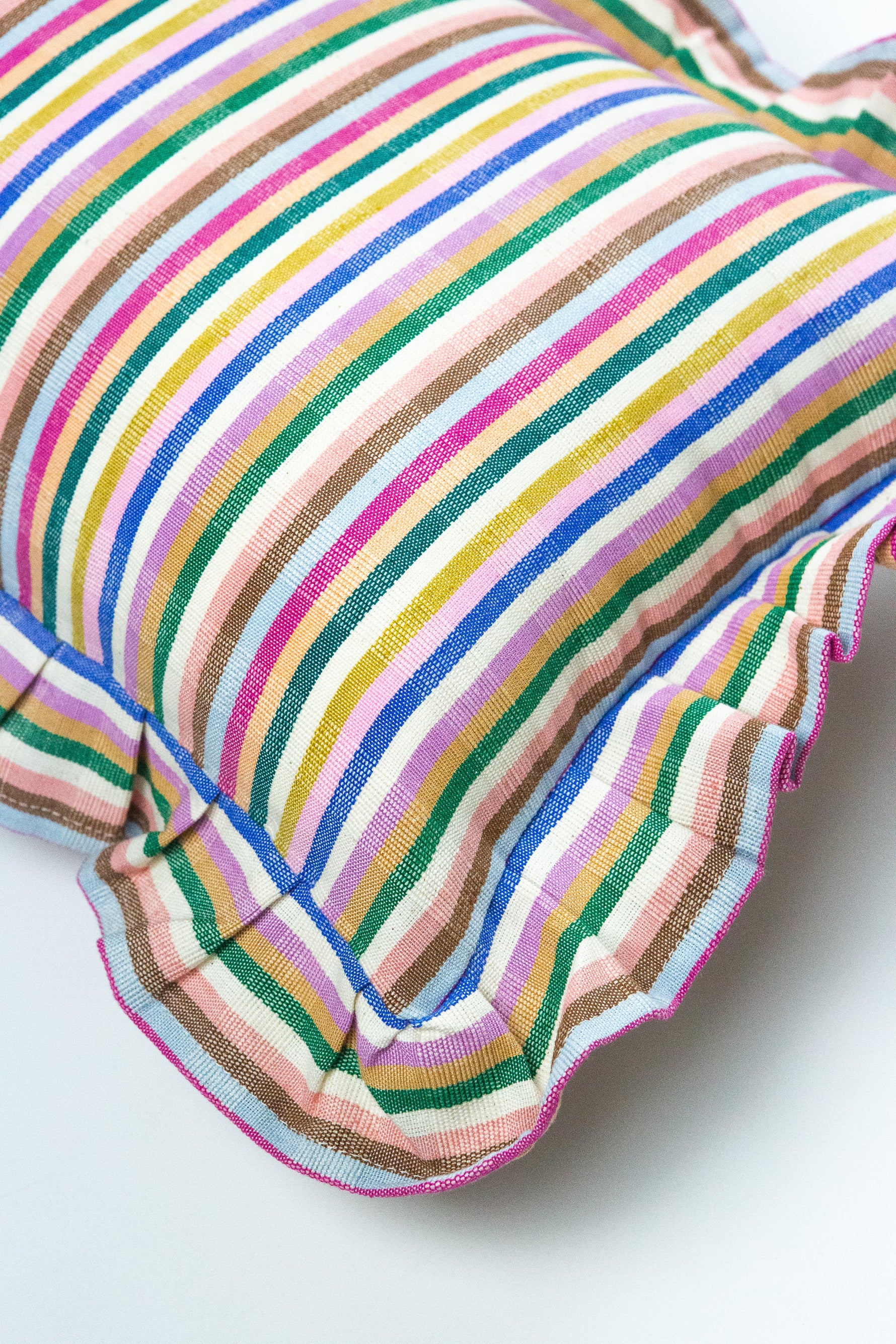 Valentina Rainbow Stripe Pillows