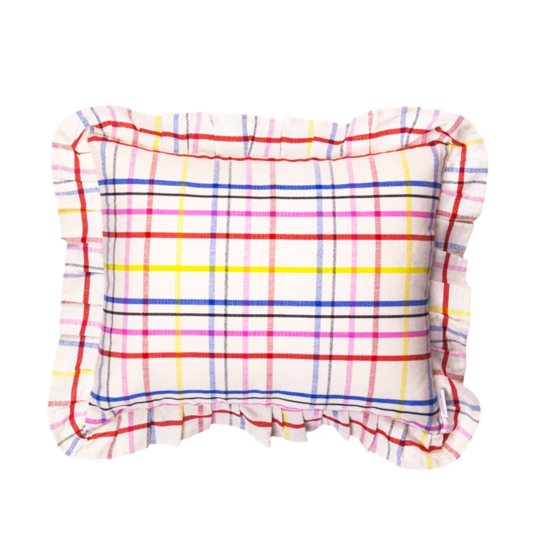 Vera Plaid Ruffle Pillows