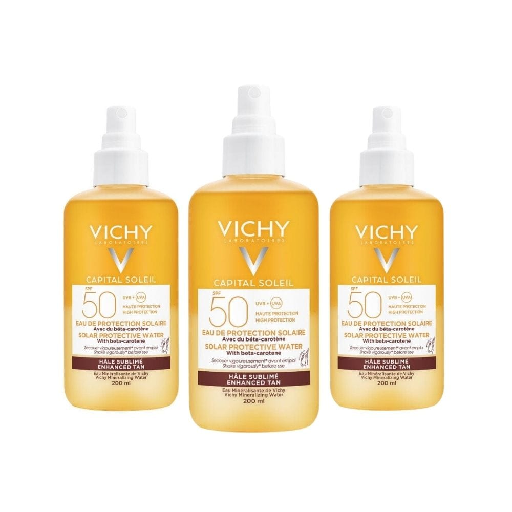 Vichy Capital Soleil SPF 50+ Sunscreen Spray 200 ml 3 Pack - By Baano