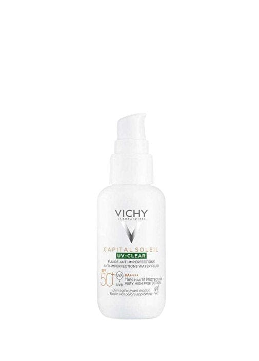Vichy Capital Soleil UV-Clear Spf 50 Fluid Sunscreen 40 ml - By Baano