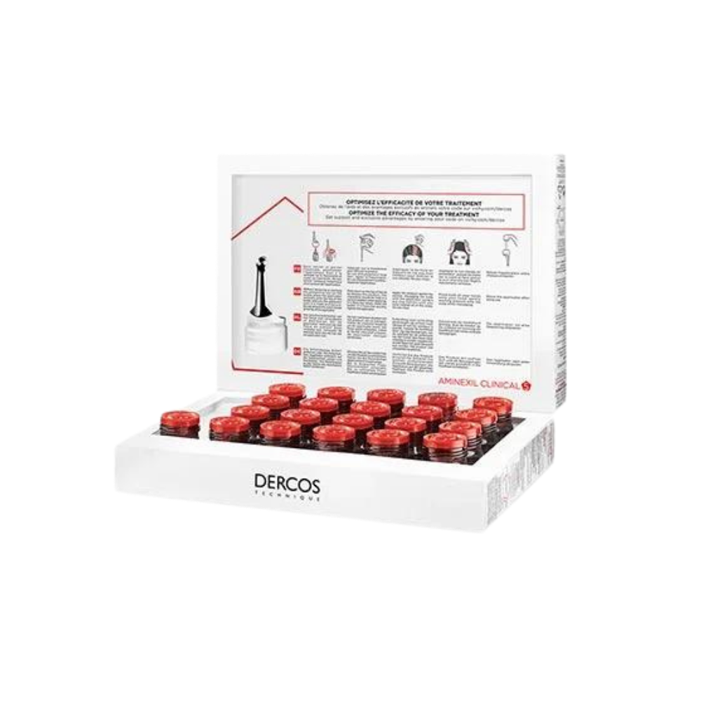 Vichy Dercos Aminexil Clinical 5 Women Anti-Shedding Serum 21 x 6 ml - By Baano