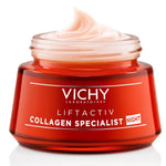 Vichy Liftactiv Collagen Specialist Anti-Aging Night Care Cream 1.7 oz Skin Care Chivela