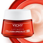 Vichy Liftactiv Collagen Specialist Anti-Aging Night Care Cream 1.7 oz Skin Care Chivela