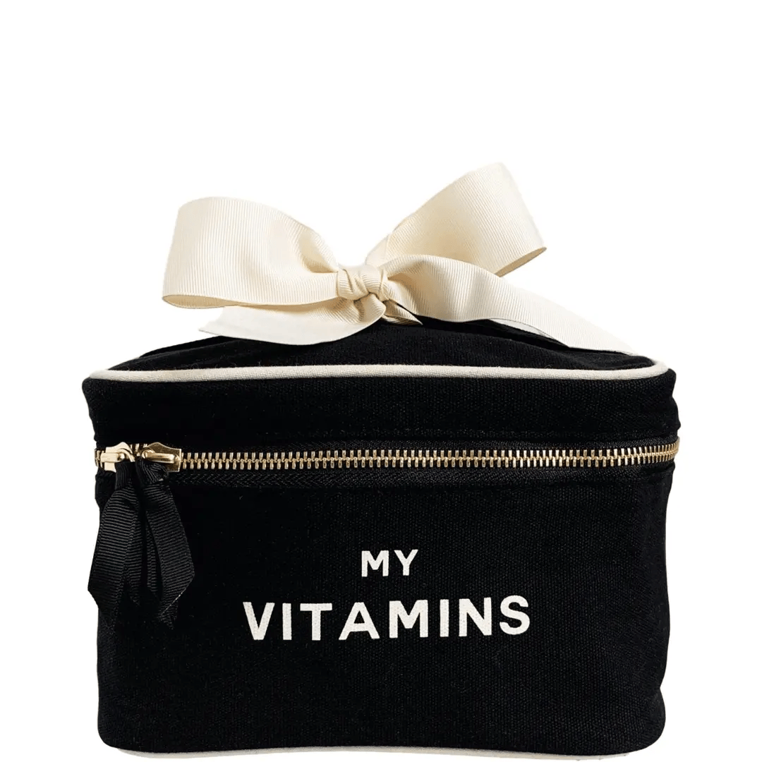 Vitamins Storage and Travel Box, Black - By Baano