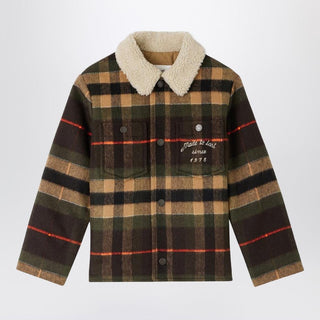 Baxter Khaki Checked Jacket - By Baano