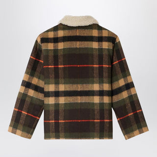 Baxter Khaki Checked Jacket - By Baano