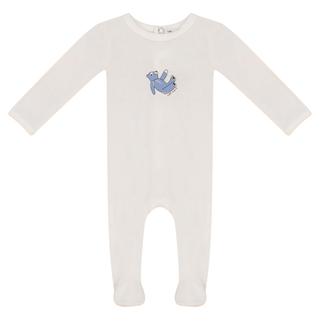 Bear Print Ribbed Onesie