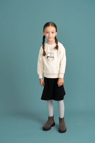 Crown Print Sweatshirt TheHushShop.com