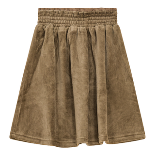 Velour A-Line Skirt