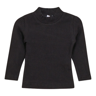 Ribbed Mock Neck Top
