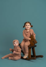 Ruffle Collar Knitted Onesie and Hat TheHushShop.com