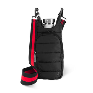Black Matte HydroBag® with Red/Black Strap