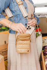 Camel Lacquer HydroBag® with Camel Patterned Strap