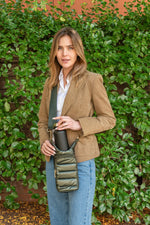 Army Green Shiny HydroBag® with Army Green Solid Strap