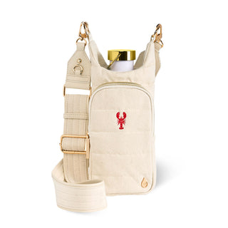 Natural Canvas HydroBag® with Lobster Embroidery