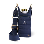 Navy Canvas HydroBag® with Anchor Embroidery