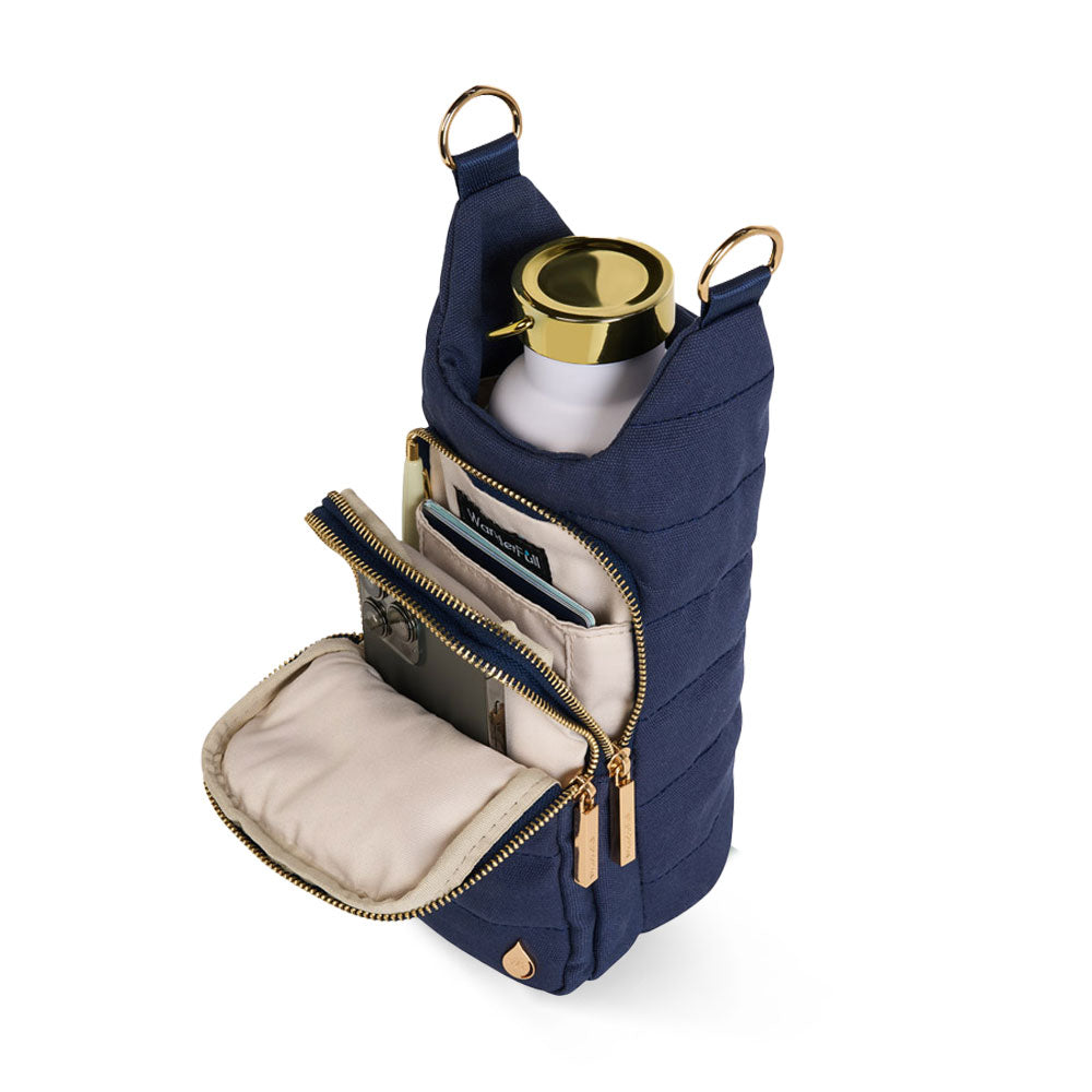 Navy Canvas HydroBag® with Anchor Embroidery