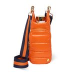 Clementine Orange Matte HydroBag® with Navy/Orange Strap