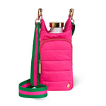 Bright Pink HydroBag® with Pink and Green Striped Strap