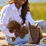 Brown Mocha Vegan Leather HydroBag® with Strap Bundle- Oprah's Favorite Things