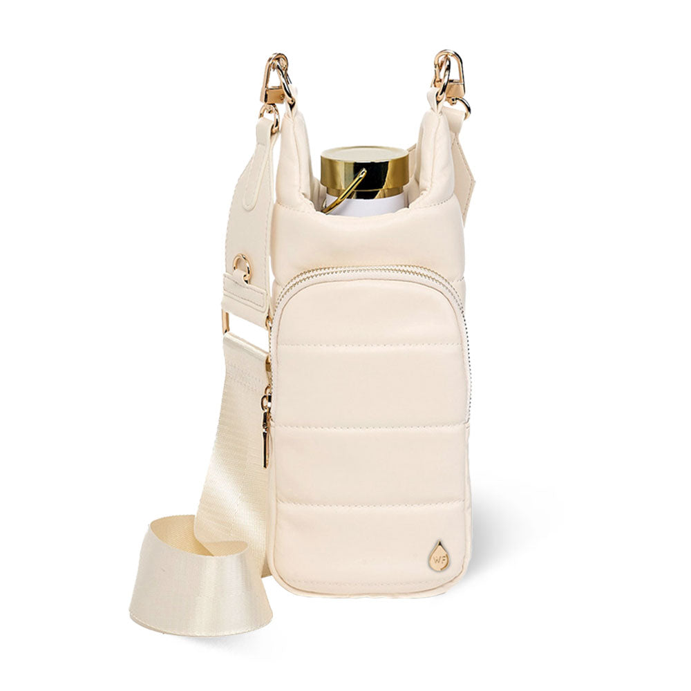 Ivory Vegan Leather HydroBag® with Strap Bundle Oprah's Favorite Things