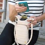 Ivory Vegan Leather HydroBag® with Strap Bundle Oprah's Favorite Things