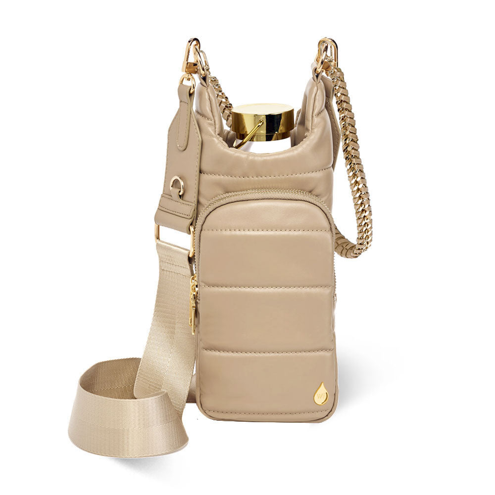 Taupe Vegan Leather Hydrobag® with Strap Bundle- Oprah's Favorite Things
