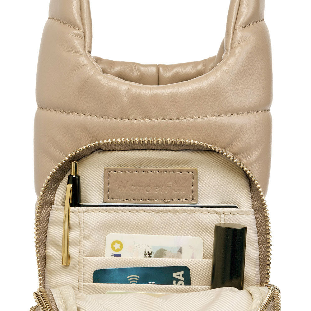 Taupe Vegan Leather Hydrobag® with Strap Bundle- Oprah's Favorite Things