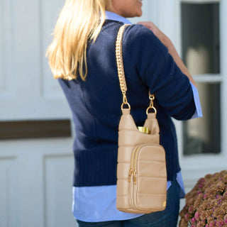 Taupe Vegan Leather Hydrobag® with Strap Bundle