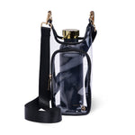 Clear HydroBag® Stadium with Black Trim and Matching Pouch