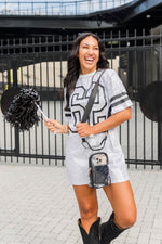 Clear HydroBag® Stadium with Black Trim and Matching Pouch