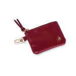 Clear HydroBag® Stadium with Maroon Trim and Matching Pouch