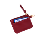 Clear HydroBag® Stadium with Maroon Trim and Matching Pouch