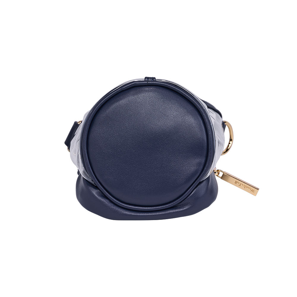 Clear HydroBag® Stadium with Navy Trim and Matching Pouch