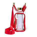 Clear HydroBag® Stadium with Red Trim and Matching Pouch