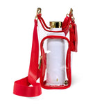Clear HydroBag® Stadium with Red Trim and Matching Pouch