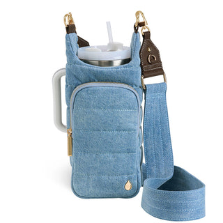 HydroBag® HANDLE™- Light Denim with Gold Hardware