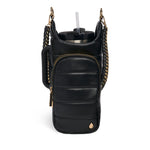 HydroBag® HANDLE™- Black Vegan Leather with Strap Bundle