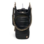 HydroBag® HANDLE™- Black Vegan Leather with Strap Bundle