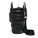 HydroBag® HANDLE™- Black Vegan Leather with Strap Bundle