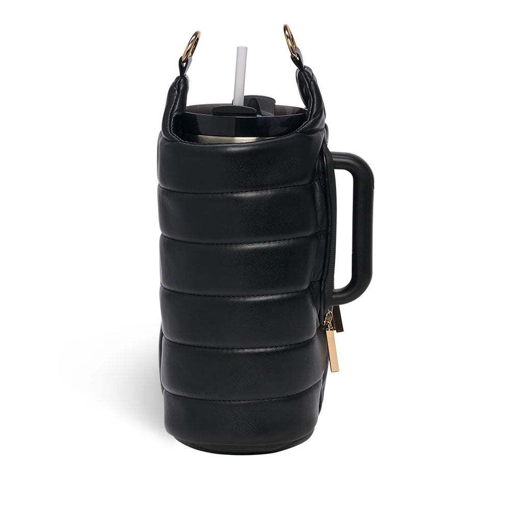 HydroBag® HANDLE™- Black Vegan Leather with Strap Bundle