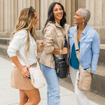 HydroBag® HANDLE™- Ivory Vegan Leather with Strap Bundle