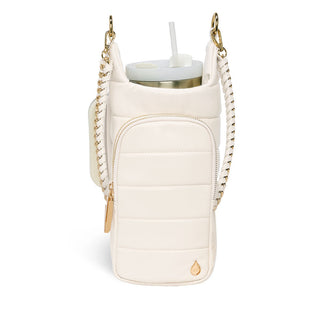 HydroBag® HANDLE™- Ivory Vegan Leather with Strap Bundle