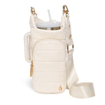 HydroBag® HANDLE™- Ivory Vegan Leather with Strap Bundle