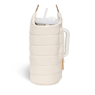 HydroBag® HANDLE™- Ivory Vegan Leather with Strap Bundle