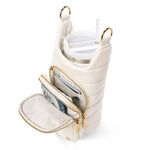 HydroBag® HANDLE™- Ivory Vegan Leather with Strap Bundle